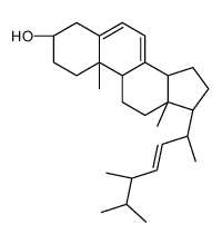 (3S,9S,10S,13R,14R,17R)-17-[(E,2R,5R)-5,6-dimethylhept-3-en-2-yl]-10,13-dimethyl-2,3,4,9,11,12,14,15,16,17-decahydro-1H-cyclopenta[a]phenanthren-3-ol Structure