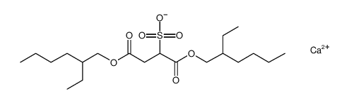 磺基丁二酸-1,4-二(2-乙基己基)酯钙盐结构式