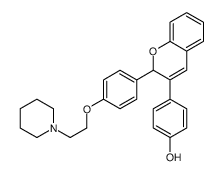 2-(4-(2-piperidinoethoxy)phenyl)-3-(4-hydroxyphenyl)-2H-1-benzopyran picture