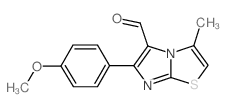 6-(4-METHOXY-PHENYL)-3-METHYL-IMIDAZO-[2,1-B]THIAZOLE-5-CARBALDEHYDE picture