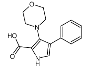 3-morpholin-4-yl-4-phenyl-1H-pyrrole-2-carboxylic acid结构式