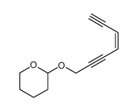 tetrahydropyranyl ether of Z-hept-4-ene-2,6-diyn-1-ol结构式