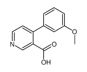 4-(3-methoxyphenyl)pyridine-3-carboxylic acid Structure