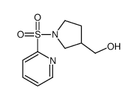 (1-pyridin-2-ylsulfonylpyrrolidin-3-yl)methanol Structure