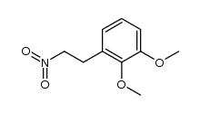 1,2-dimethoxy-3-(2-nitroethyl)benzene Structure