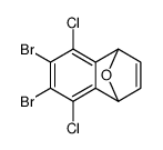 1,4-Epoxynaphthalene, 6,7-dibromo-5,8-dichloro-1,4-dihydro Structure