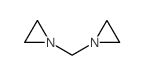 Aziridine,1,1'-methylenebis-结构式