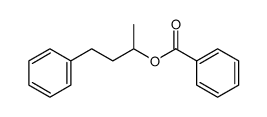 1-methyl-3-phenylpropyl benzoate Structure