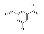 Benzoyl chloride, 3-chloro-5-formyl- (9CI) picture