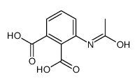 3-乙酰氨基邻苯二甲酸结构式