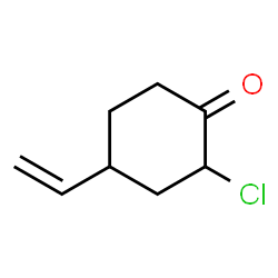 Cyclohexanone,2-chloro-4-ethenyl-结构式