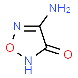 4-氨基-1,2,5-恶二唑-3(2H)-酮结构式