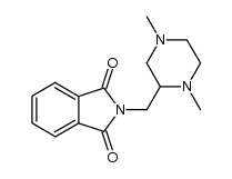 N-[(1,4-dimethyl-2-piperazinyl)methyl]phthalimide结构式