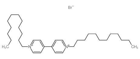 4,4'-Bipyridinium,1,1'-didodecyl-, bromide (1:2)结构式