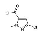 1H-Pyrazole-5-carbonyl chloride, 3-chloro-1-methyl- (9CI) picture