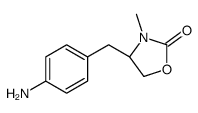 (4S)-4-[(4-aminophenyl)methyl]-3-methyl-1,3-oxazolidin-2-one Structure