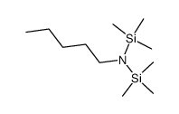 N,N-Bis(trimethylsilyl)pentylamine Structure