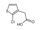 2-(2-chlorothiophen-3-yl)acetic acid Structure