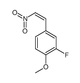 2-FLUORO-1-METHOXY-4-(2-NITROVINYL)BENZENE structure