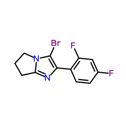 2-(2,4-difluorophenyl)-6,7-dihydro-3-bromo-5H-pyrrole[1,2-a]imid picture