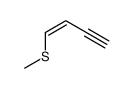 1-methylsulfanylbut-1-en-3-yne Structure