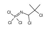 (1,2-dichloro-2-methyl-propyl)-phosphorimidic acid trichloride Structure