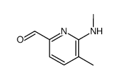 2-Pyridinecarboxaldehyde, 5-methyl-6-(methylamino)- (9CI) Structure