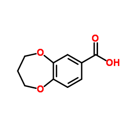 3,4-dihydro-2h-1,5-benzodioxepine-7-carboxylic acid Structure