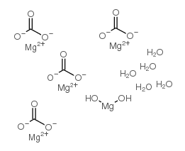 magnesium carbonate Structure