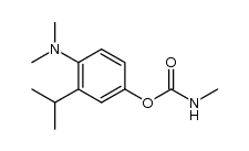 methyl-carbamic acid-(4-dimethylamino-3-isopropyl-phenyl ester) Structure