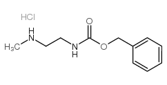 1-CBZ-AMINO-2-METHYLAMINOETHANE HYDROCHLORIDE structure