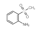 2-(甲基磺酰基)苯胺结构式