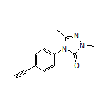 4-(4-Ethynylphenyl)-2,5-dimethyl-2,4-dihydro-3H-1,2,4-triazol-3-one Structure