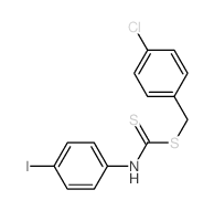 Carbanilic acid,p-iododithio-, p-chlorobenzyl ester (7CI,8CI)结构式