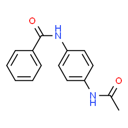 N-[4-(acetylamino)phenyl]benzamide结构式