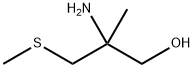 2-氨基-2-甲基-3-(甲基硫代)丙醇结构式
