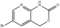 6-溴-1H-吡啶并[2,3-D][1,3]噁嗪-2(4H)-酮结构式