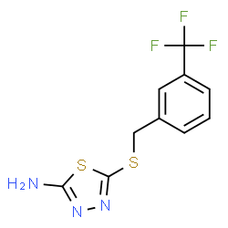 5-([3-(TRIFLUOROMETHYL)BENZYL]SULFANYL)-1,3,4-THIADIAZOL-2-AMINE图片