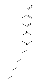 4-(4-octyllpiperazin-1-yl)benzaldehyde结构式