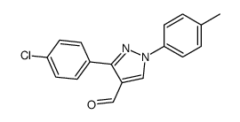 3-(4-CHLOROPHENYL)-1-P-TOLYL-1H-PYRAZOLE-4-CARBALDEHYDE picture