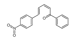 5-(4-nitrophenyl)-1-phenylpenta-2,4-dien-1-one结构式