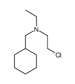 2-chloro-N-(cyclohexylmethyl)-N-ethylethanamine Structure