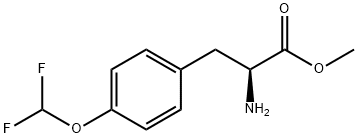 methyl (2s)-2-amino-3-[4-(difluoromethoxy)phenyl]propanoat Structure