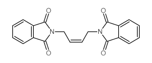 2-[4-(1,3-dioxoisoindol-2-yl)but-2-enyl]isoindole-1,3-dione结构式