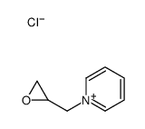 1-(oxiran-2-ylmethyl)pyridin-1-ium,chloride Structure