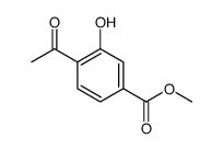 methyl 4-acetyl-3-hydroxybenzoate结构式