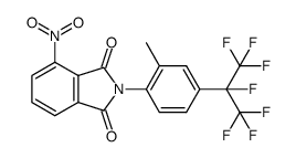 2-(2-methyl-4-(perfluoropropan-2-yl)phenyl)-4-nitro-isoindoline-1,3-dione Structure