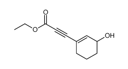 ethyl 3-(3-hydroxycyclohexen-1-yl)prop-2-ynoate结构式