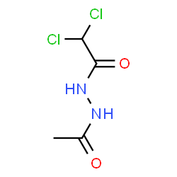 Acetic acid,dichloro-,2-acetylhydrazide (9CI) structure