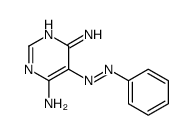 5-phenylazopyrimidine-4,6-diamine structure